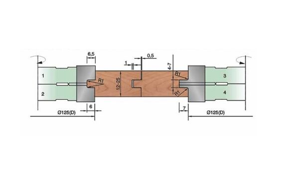 TG1 Tongue and Groove Cutterhead - Image 2