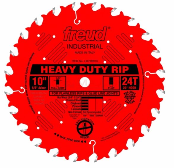 Freud LM72R010 Flat Tooth Rip Blade